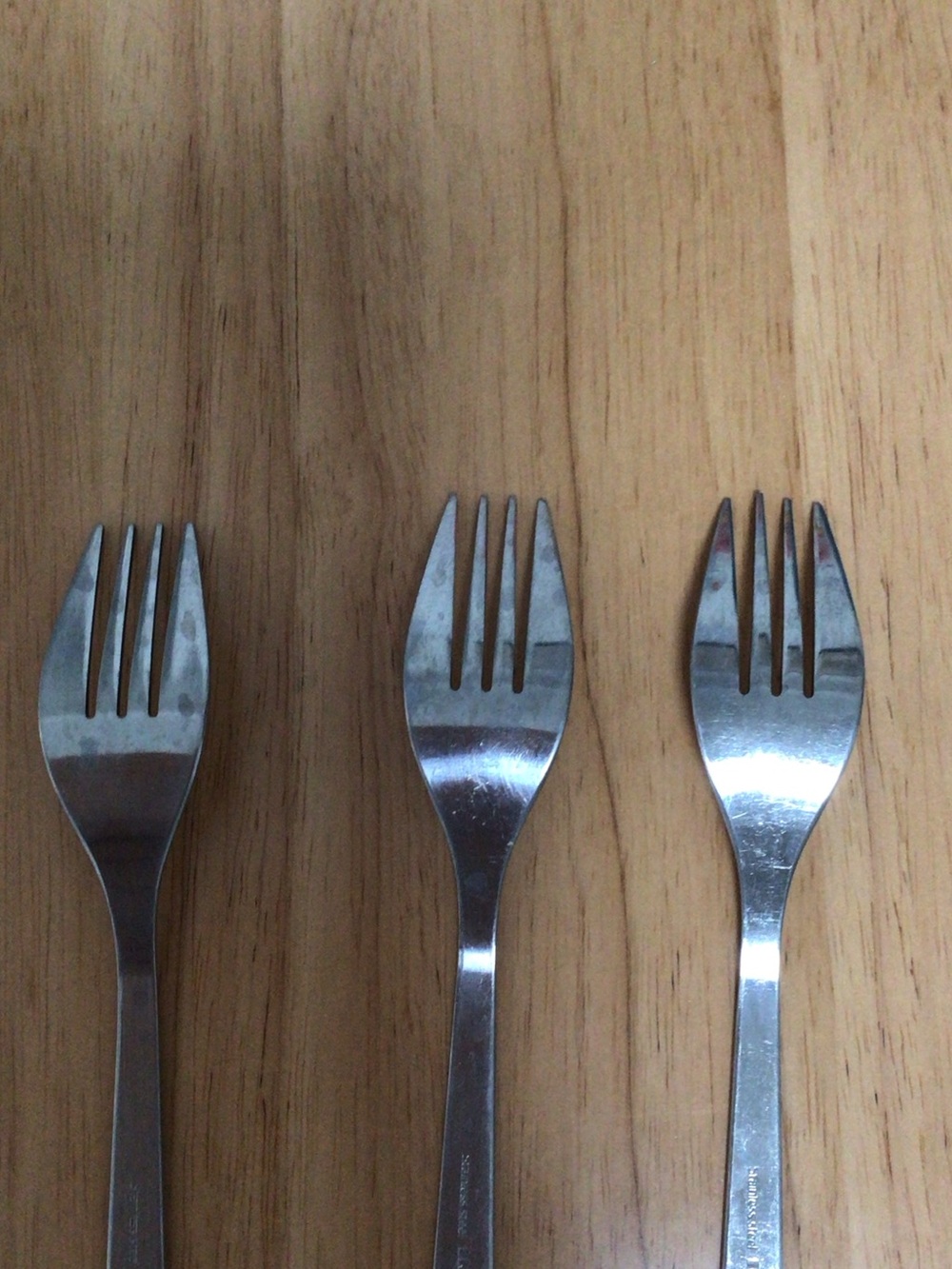 Stainless Steel Dinner Forks - Set of 3 (Silver) - Picture 5 of 6